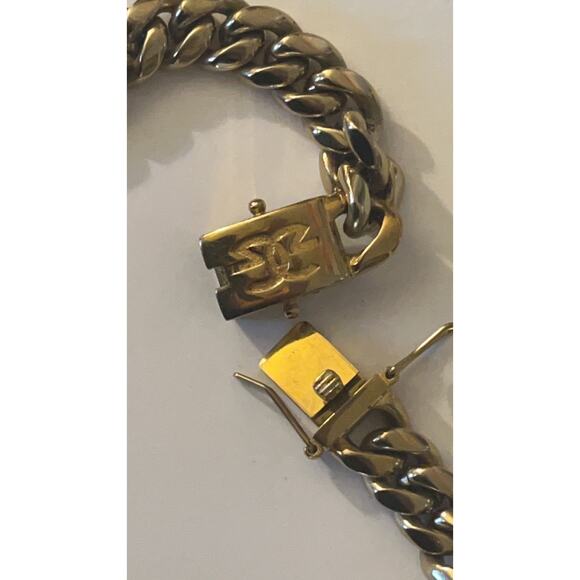 The Gold Gods 18K gold plated Cuban link necklace 18" Urban Jewelry - Picture 5 of 7